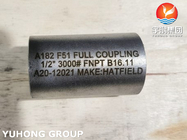 Accessorio per tubi ad alta pressione forgiato di coppia completo d'acciaio del gomito del duplex di ASTM A182 F51