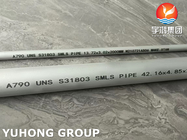 Resistenza della corrosione del duplex di ASTM A790 S31803 alta del tubo eccellente di acciaio inossidabile SMLS