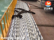 Tubi ondulati dell'acciaio inossidabile TP304/TP304L TP316/TP316L per gli scambiatori di calore