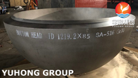 Cappuccio protettivo di acciaio al carbonio di ASME SA516 Gr.70/estremità capi ellittici del piatto per il contenitore a pressione
