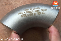 Raccordo per tubi in acciaio inossidabile ANSI B16.9 ASTM B366 WP904L gomito LR da 90 gradi