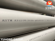 Tubi e tubazioni in acciaio duplex A312 Materiale S31254 S30815 Lunghezza massima standard 20 metri, estremità lisce