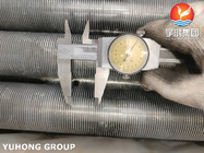 Tubo in acciaio al carbonio ASTM A179 con pinne in alluminio1060, tubo a pinne estruso per scambiatori di calore