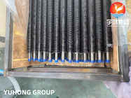 ASTM B163 N04400 Tubo a pinna di acciaio in lega di nichel di tipo G incorporato per forno di abete
