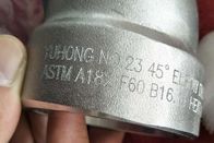L'acciaio duplex ha forgiato il T MSS SP-95 ASME B16.11 del CAPEZZOLO concentrico adatto del GOMITO dello Swage 45°/90° di ASTM A182 F60 S32205