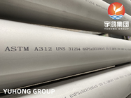 Tubo saldato di acciaio inossidabile del duplex di ASTM A312 S31254 per l'applicazione offshore