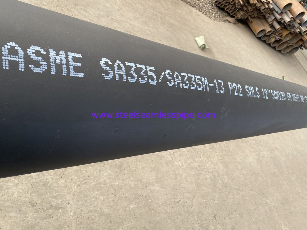 ASTM A335 P11 P22 P5 P9 ha smussato il tubo senza cuciture del acciaio al carbonio dei tubi di caldaia
