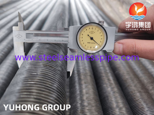 ASTM A179 ha incastonato la metropolitana G tipa dello scambiatore di calore di AL Fin Tube Carbon Steel