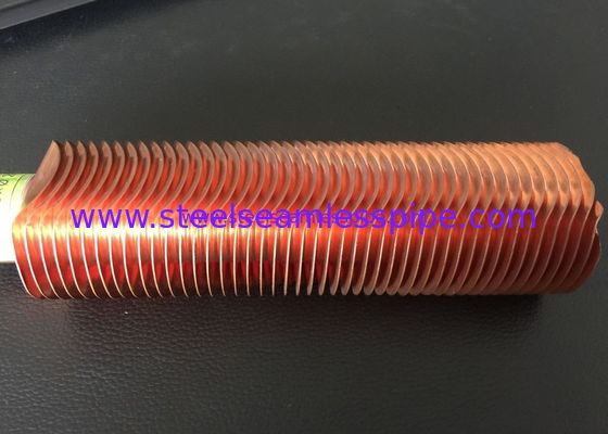 25.4MM 1" tubatura di rame alettata CuNi 90/10 di tipo UNS12200/UNS14200 di forma