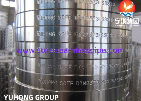 Flangia materiale standard di acciaio inossidabile di ASTM A182 F304 F316L ad alta resistenza