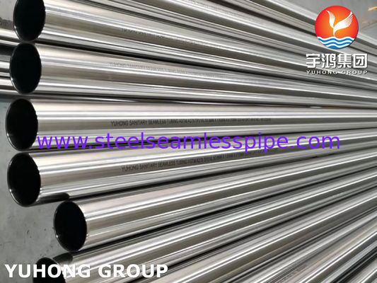 Tubo sanitario senza cuciture in acciaio inossidabile ASTM A270 TP316L 320 Grit lucidato all'esterno
