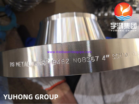 ASTM B462 Lega Al6XN, UNS N08367 WNRF Flanche in acciaio legato al nichel CL3000 per petrolio e gas