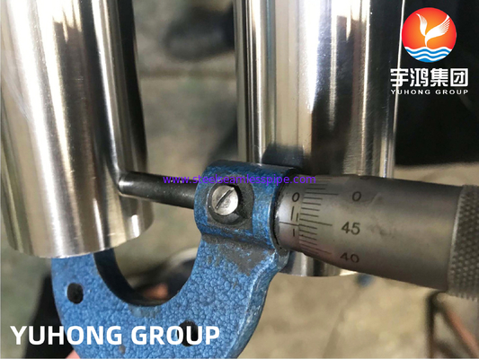 ASTM A270 TP304 Tubo saldato in acciaio inossidabile, trattamento ricottato luminoso utilizzato in applicazioni sanitarie