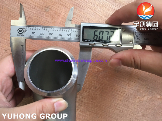 ASTM B366 WP904L gomito 90 gradi in acciaio inossidabile Buttweld Fitting ASME B16.9