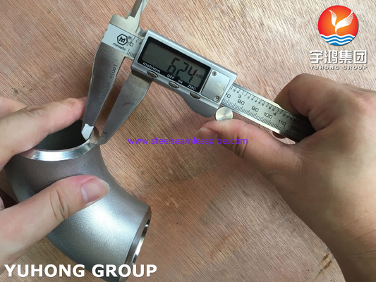 ASTM B366 WP904L gomito 90 gradi in acciaio inossidabile Buttweld Fitting ASME B16.9