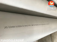 Spessore della parete spesso del tubo senza cuciture di acciaio inossidabile di JIS G3457 SUS304