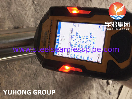 ASTM B729 LEGA 20/UNS NO8020 HASTELLOY TUBO SENZA SALDATURA 100% UT