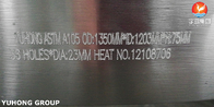 Slittamento del acciaio al carbonio di ASTM A105 sulla flangia dipinta nera forgiata fronte piano
