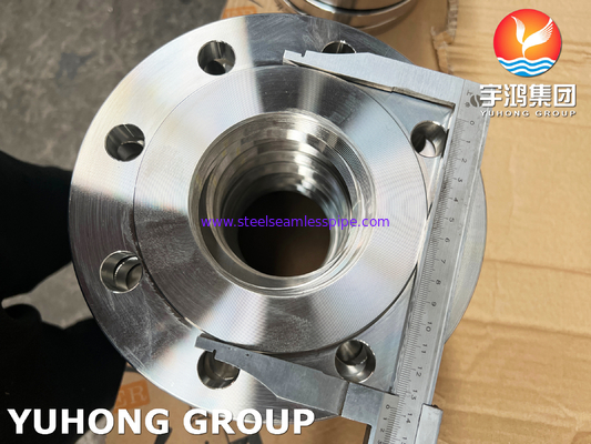BS4504 (EN 1092-1) F316L Flange avvitata in acciaio inossidabile, fili BSPP PN16 tipo forgiato