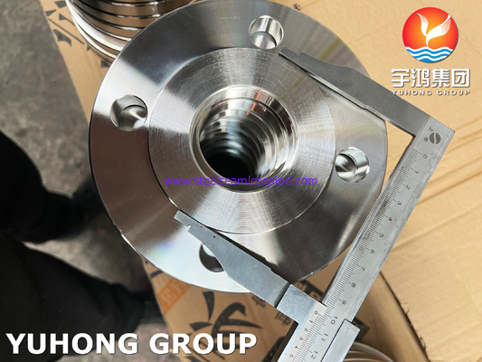 BS4504 (EN 1092-1) F316L Flange avvitata in acciaio inossidabile, fili BSPP PN16 tipo forgiato