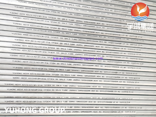 ASTM A213 TP304 1.4301 Tubo senza cuciture austenitico per alte temperature