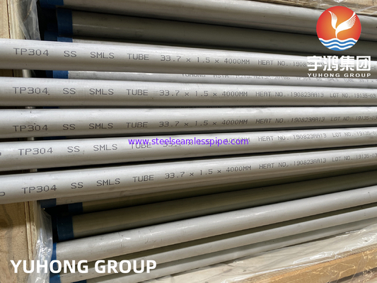 ASTM A213 TP304 1.4301 Tubo senza cuciture austenitico per alte temperature