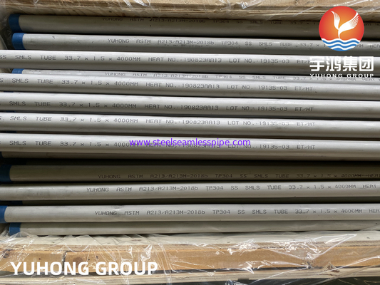 ASTM A213 TP304 1.4301 Tubo senza cuciture austenitico per alte temperature