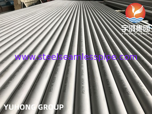 Tubo senza saldatura in acciaio inossidabile ASTM A269 TP304 decapato e ricotto per scambiatori di calore con test PMI