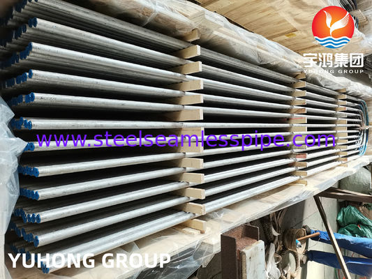Tubo per scambiatori di calore SA213 TP316L (UNS S31603, 1.4404) a U con trattamento di solubilizzazione, decapato e passivato