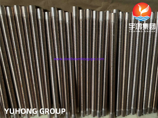 ASTM B111 C70600 Cu-Ni 90/10 tubo a pinna bassa per sistemi di riscaldamento a condensatore