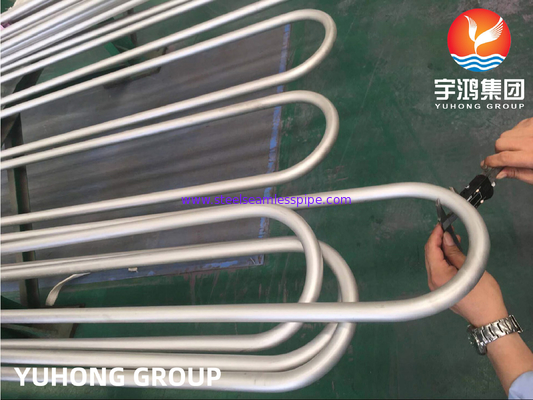 Resistenza alla corrosione ASTM B444 N06625 Tubo U Bend senza saldatura in inconel