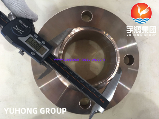 ASTM B151 C70600 2.0872 Cu-Ni alloy forgiato flange di collo di saldatura RF B16.5