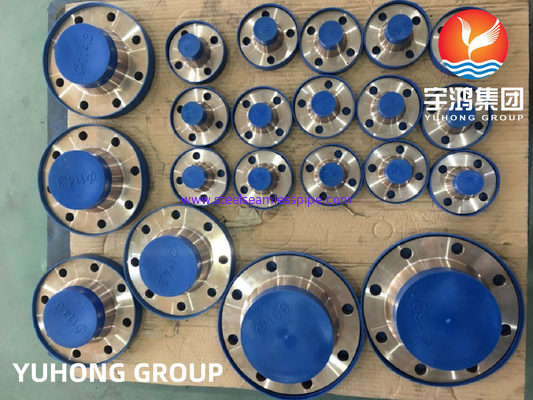 ASTM B151 C70600 2.0872 Cu-Ni alloy forgiato flange di collo di saldatura RF B16.5
