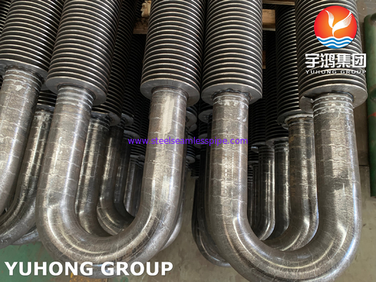 SPIRALE EXTRUDED/STUD DELLA METROPOLITANA DELLA CURVA AD U HFW A106 GR.B U-FINNED DI ACCIAIO INOSSIDABILE