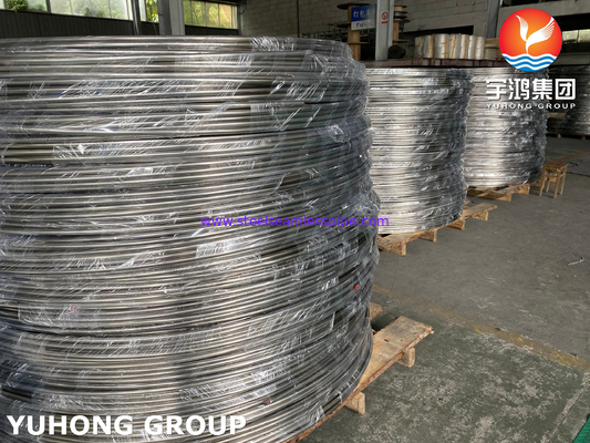 ASTM A269 TP316L Tubo di bobina senza cuciture in acciaio inossidabile, tubo di bobina di convezione BA