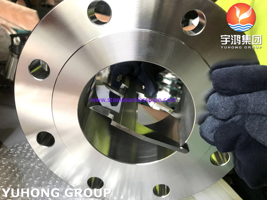 SA182 F60 / UNS S32205 Flancia in acciaio duplex forgiato, faccia RF a collo di saldatura ANSI B16.5, per apparecchiature per il trattamento delle acque reflue