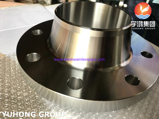 SA182 F60 / UNS S32205 Flancia in acciaio duplex forgiato, faccia RF a collo di saldatura ANSI B16.5, per apparecchiature per il trattamento delle acque reflue