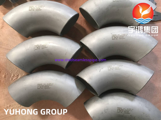 Accessorio per tubi del gomito di acciaio inossidabile di ASTM B366 C276 B16.9 per il gas di olio