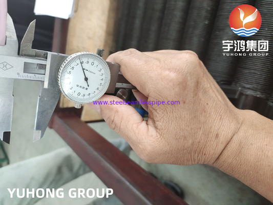 Materiale di base del tubo a pinna incorporato tubo senza cuciture in acciaio al carbonio A192 A179 A210 caldaia raffreddatore d'aria scambiatore di calore applicazione