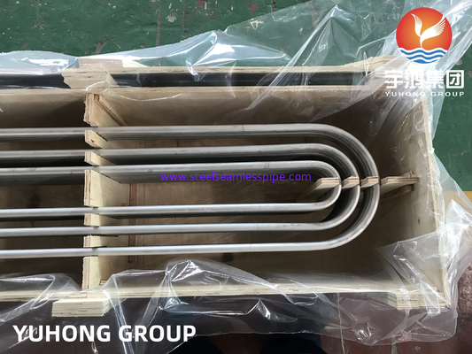 Tubo senza cuciture tubo di piegatura U TP304/304L TP316L TP310S TP316Ti TP321/321H TP347 TP317 Applicazione per scambiatori di calore
