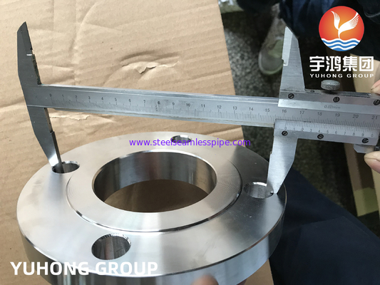 ASME A182 F304/f304L/F316 / F316L Brida di acero inossidabile scivolo su flange saldatura collo flange RF FF