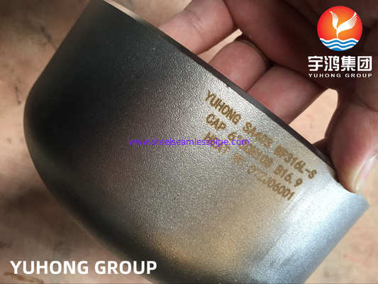 Scambiatore dei montaggi B16.9 ASTM A403 WP316 L-S Oil Gas Heat della saldatura testa a testa del cappuccio