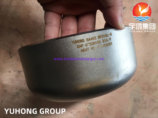 Scambiatore dei montaggi B16.9 ASTM A403 WP316 L-S Oil Gas Heat della saldatura testa a testa del cappuccio