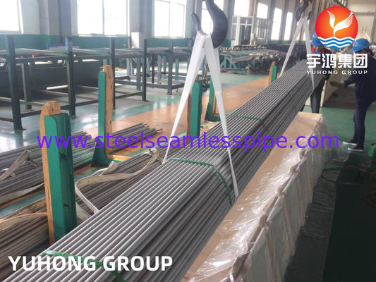 Materiale di tubo senza cuciture in acciaio inossidabile TP304 TP316 TP321 resistenza alla corrosione scambiatore di calore condensatore raffreddatore d'aria