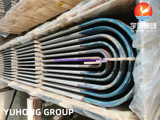 Tubo per scambiatori di calore in acciaio inossidabile Tubo senza cuciture/saldato, acciugato/brillante annelato A213 TP304L