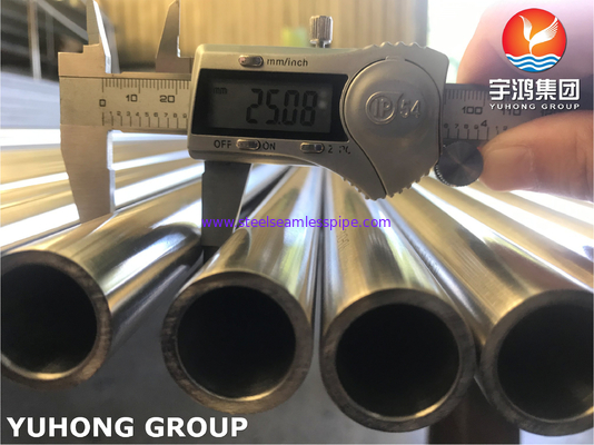Tubo senza cuciture in acciaio inossidabile ricoperto di calore A269 TP316 TP316L / TP316Ti Per l'industria alimentare