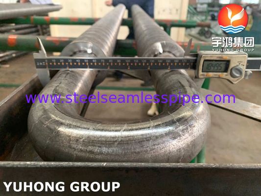 Tubo a U in acciaio al carbonio con alette piene, saldato ad alta frequenza con tubo A106 Gr.B utilizzato nell'economizzatore