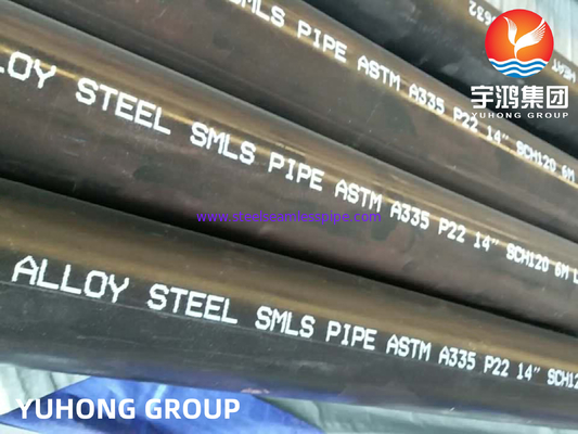 PIPE senza saldature di acciaio legato A335 P9 P91 P11 P22 10' SCH20,6M LUNGOTA' Applicazione ad alta temperatura per caldaie