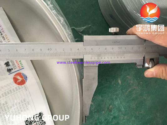 A403 WP304 / WP304L Cappuccio in acciaio inossidabile, accessori per saldature a coda B16.9, per la fabbricazione di vasi a pressione