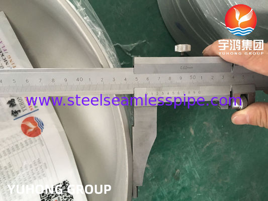 A403 WP304 / WP304L Cappuccio in acciaio inossidabile, accessori per saldature a coda B16.9, per la fabbricazione di vasi a pressione